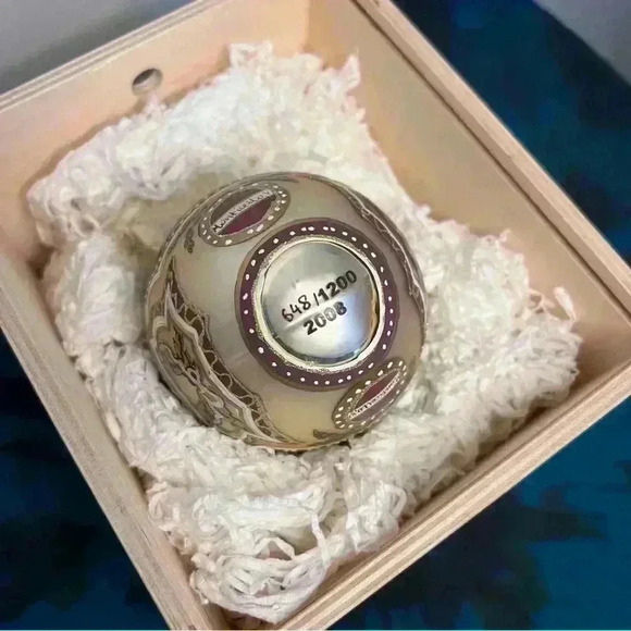 Smith & Hawken 2008 Limited Edition MONTICELLO EGG Mouthblown #648 of 1200 - Picture 6 of 6